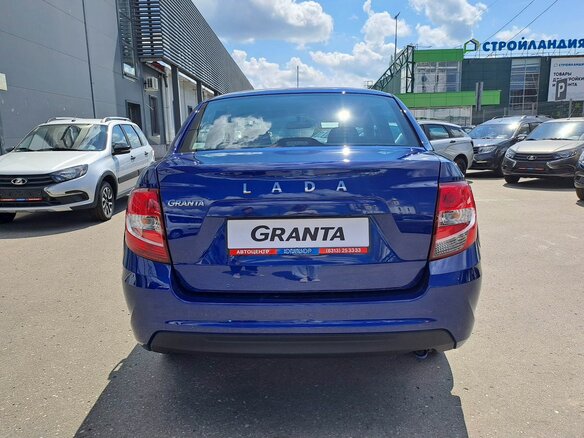 2026 Lada (ВАЗ) Granta I Рестайлинг, синий, 1142900 рублей - вид 4