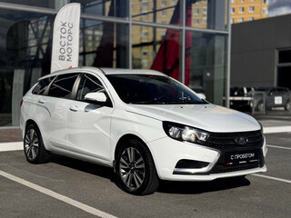 2020 Lada (ВАЗ) Vesta SW I, белый, 810000 рублей, вид 3