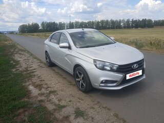 2018 Lada (ВАЗ) Vesta I, серебристый, 950000 рублей, вид 3