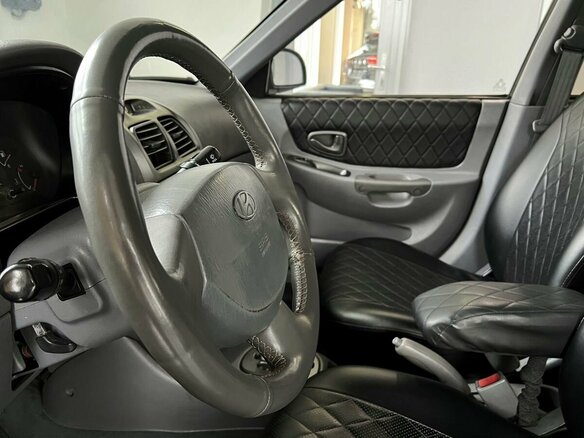 2008 Hyundai Accent ТагАЗ II, чёрный, 400000 рублей - вид 8
