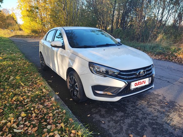 2023 Lada (ВАЗ) Vesta I Рестайлинг (NG), белый, 1250000 рублей - вид 1