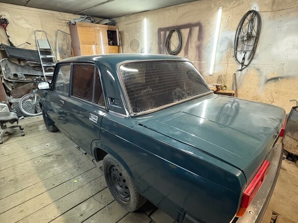 2008 Lada (ВАЗ) 2107, зелёный, 150000 рублей - вид 2