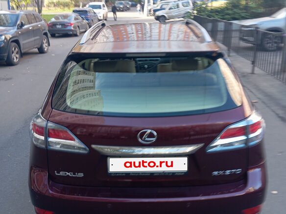 2013 Lexus RX 270 III Рестайлинг, красный, 2450000 рублей - вид 6