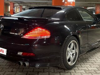 2003 BMW 6 серии 645i II (E63/E64), чёрный, 1400000 рублей, вид 4