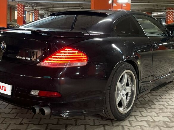 2003 BMW 6 серии 645i II (E63/E64), чёрный, 1400000 рублей - вид 3