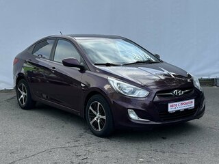 2011 Hyundai Solaris I, фиолетовый, 720000 рублей, вид 3