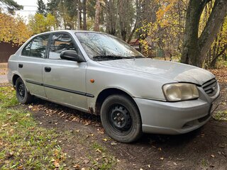 2000 Hyundai Accent II, серебристый, 130000 рублей, вид 4