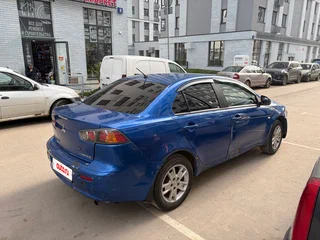 2012 Mitsubishi Lancer X Рестайлинг, синий, 330000 рублей, вид 3