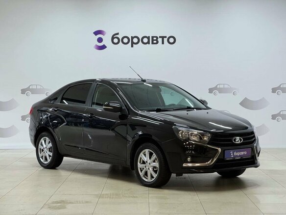 2021 Lada (ВАЗ) Vesta I, чёрный, 1200000 рублей - вид 2