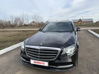 2018 Mercedes-Benz S-Класс 450 Long VI (W222, C217) Рестайлинг, чёрный, 3950000 рублей, вид 2