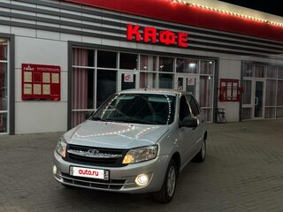 2013 Lada (ВАЗ) Granta I, серебристый, 370000 рублей, вид 1