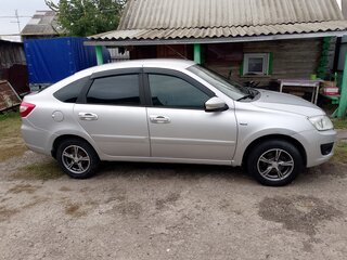 2014 Lada (ВАЗ) Granta I, серебристый, 450000 рублей, вид 5