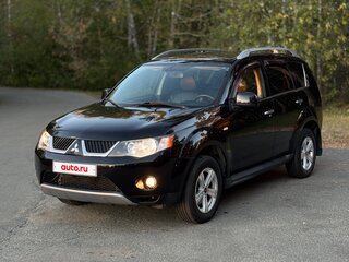 2008 Mitsubishi Outlander II, чёрный, 950000 рублей, вид 3