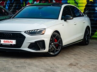 2021 Audi A4 45 TFSI V (B9) Рестайлинг, белый, 3650000 рублей, вид 2