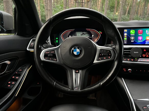 2020 BMW 3 серии 320d xDrive VII (G2x), чёрный, 3300000 рублей - вид 12