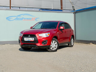 2014 Mitsubishi ASX I Рестайлинг, красный, 1130000 рублей, вид 1