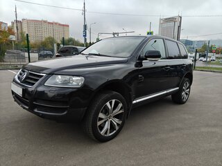 2006 Volkswagen Touareg I, чёрный, 830000 рублей, вид 3