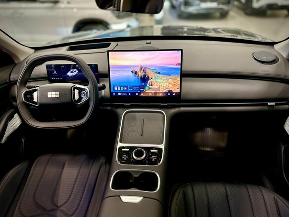 2026 Geely EX5 Гибрид EM-i, серый - вид 16