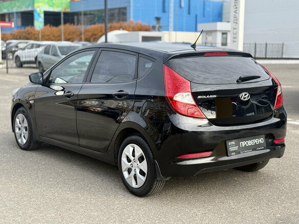 2016 Hyundai Solaris I Рестайлинг, чёрный, 870000 рублей - вид 6
