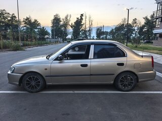 2003 Hyundai Accent II, бежевый, 250000 рублей, вид 2