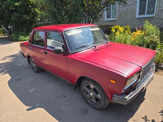 2006 Lada (ВАЗ) 2107, красный, 100000 рублей, вид 1