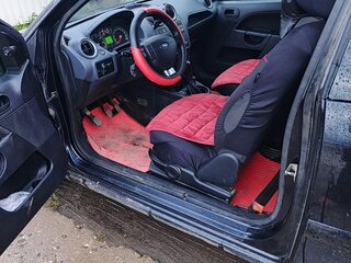 2008 Ford Fiesta Mk5, чёрный, 245000 рублей, вид 4