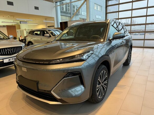 2026 Geely EX5 Гибрид EM-R, серый