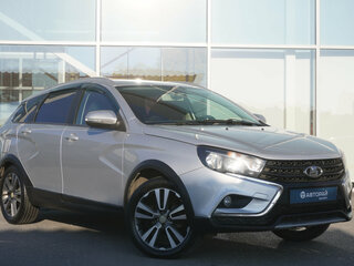2019 Lada (ВАЗ) Vesta SW Cross I, серебристый, 989000 рублей, вид 3