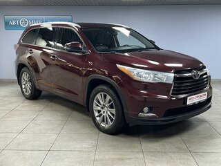 2015 Toyota Highlander III (XU50), красный, 2720000 рублей, вид 3