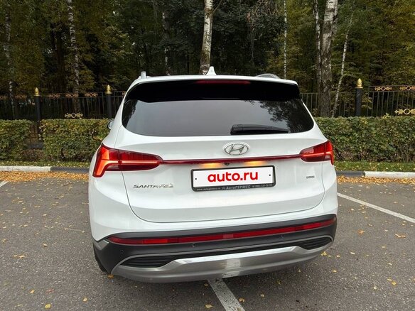 2021 Hyundai Santa Fe IV Рестайлинг, белый - вид 3