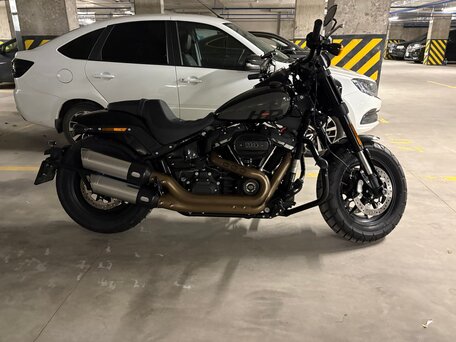 2024 Harley-Davidson Fat Bob, чёрный, 2333333 рублей, вид 3