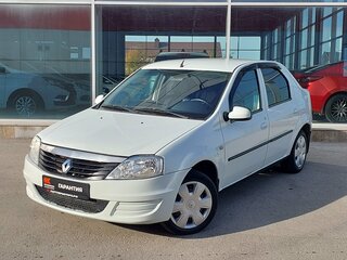 2014 Renault Logan I Рестайлинг, белый, 389000 рублей, вид 1
