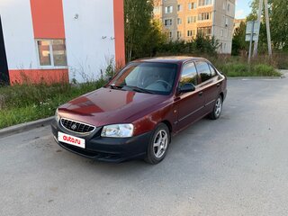 2008 Hyundai Accent ТагАЗ II, красный, 270000 рублей, вид 1