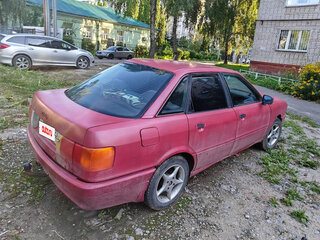 1990 Audi 80 IV (B3), красный, 90000 рублей, вид 2