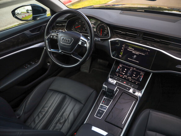 2020 Audi A6 40 TDI V (C8), чёрный, 3049000 рублей - вид 9