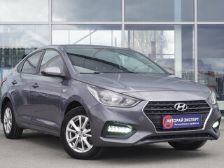 2017 Hyundai Solaris II, серый, 1235000 рублей, вид 3