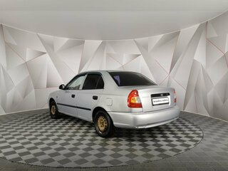 2007 Hyundai Accent ТагАЗ II, серебристый, 345000 рублей, вид 4