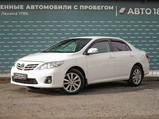 2012 Toyota Corolla X (E140, E150) Рестайлинг, белый, 1199000 рублей, вид 1