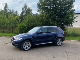 2011 BMW X5 30d II (E70) Рестайлинг, синий, 2600000 рублей, вид 2