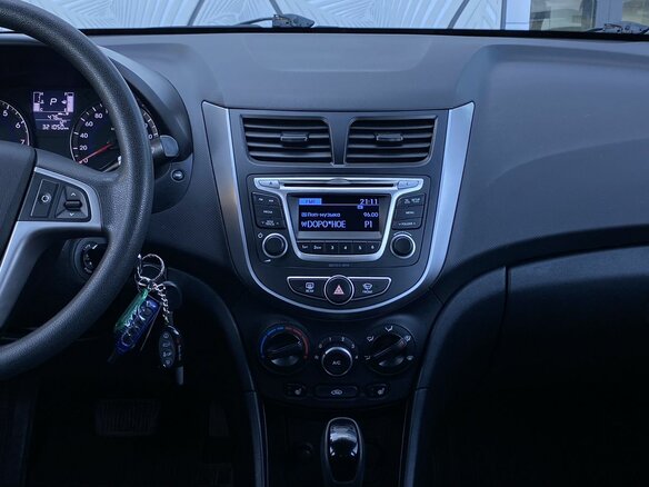 2016 Hyundai Solaris I Рестайлинг, чёрный, 649000 рублей - вид 10