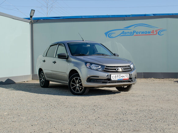2021 Lada (ВАЗ) Granta I Рестайлинг, серый, 662000 рублей - вид 2