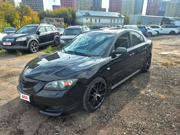 2008 Mazda 3 I (BK) Рестайлинг, чёрный, 255000 рублей