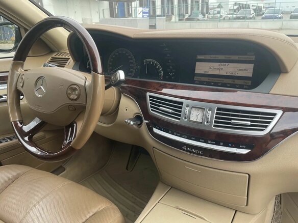 2008 Mercedes-Benz S-Класс 450 V (W221), чёрный, 1300000 рублей - вид 8