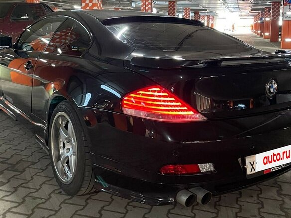 2003 BMW 6 серии 645i II (E63/E64), чёрный, 1400000 рублей - вид 6