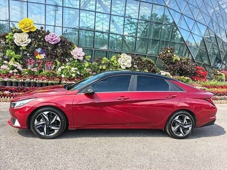 2022 Hyundai Elantra VII (CN7), красный, 1221000 рублей, вид 3