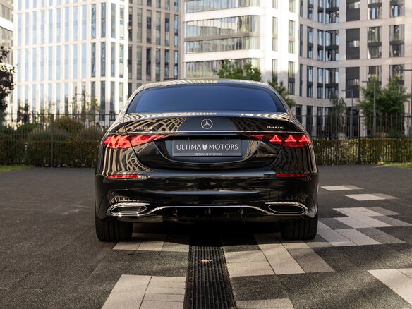 2026 Mercedes-Benz S-Класс 450 d Long 4MATIC VII (W223) Рестайлинг, чёрный - вид 4