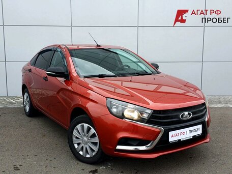 2017 Lada (ВАЗ) Vesta I, красный, 700000 рублей, вид 3