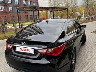2010 Hyundai Sonata VI (YF), чёрный, 1180000 рублей, вид 4