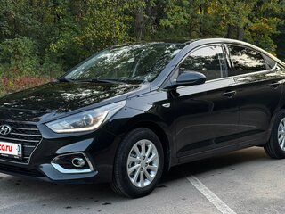 2019 Hyundai Solaris II, чёрный, 1479000 рублей, вид 2