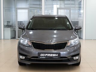 2015 Kia Rio III Рестайлинг, серый, 1180000 рублей, вид 3
